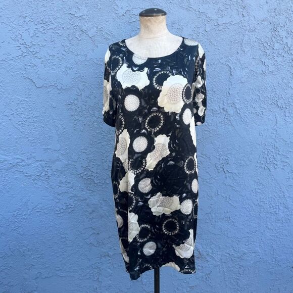 Silk Shift dress in Size 10 floral whimsygoth Romance Was Born - Picture 2 of 9